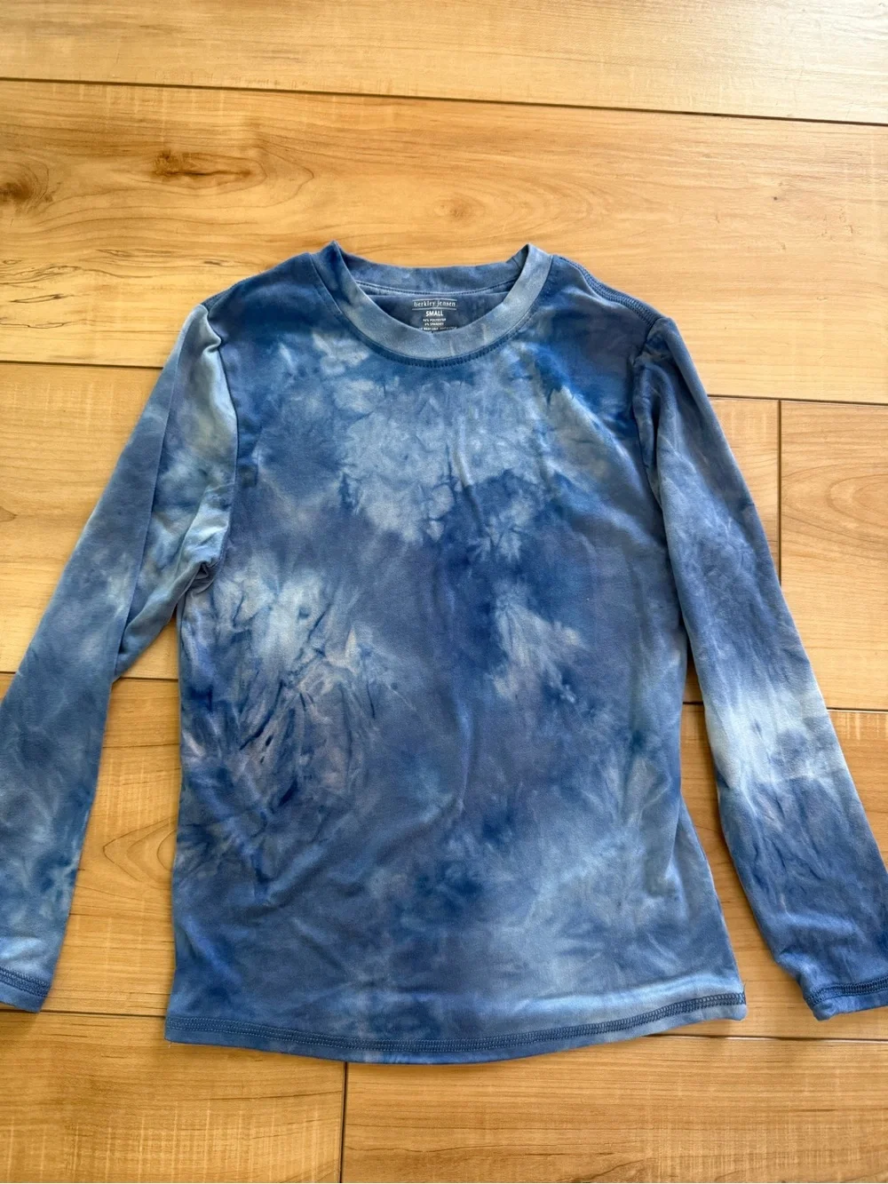 all in motion Kids Thermal Pajama Set - Blue Tie-Dye & Heather Gray